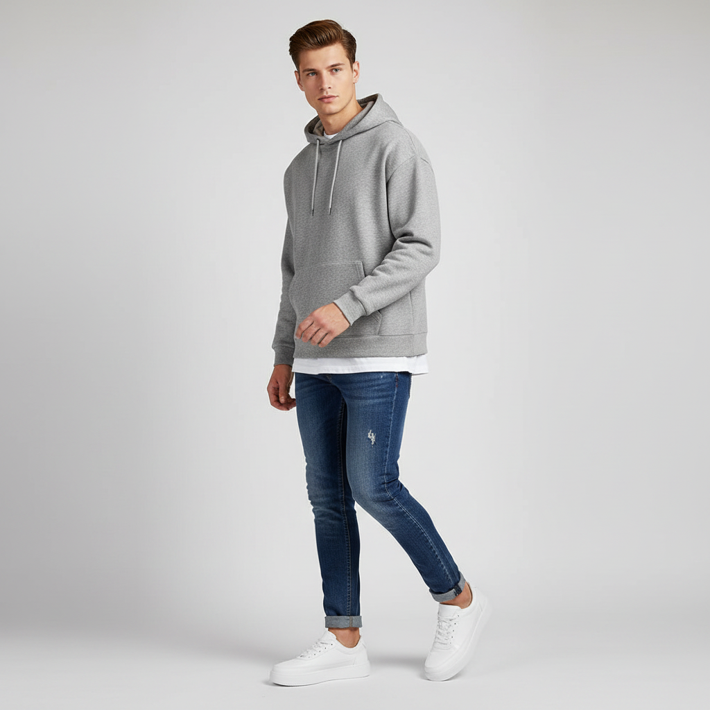Men's White Platform Sneakers | Casual Trainers
