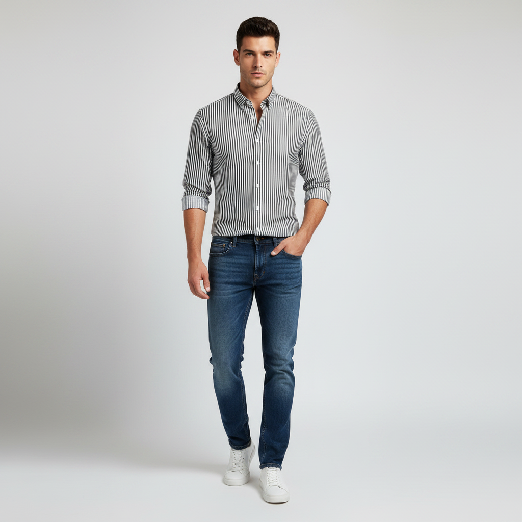 Antonio Striped Shirt | Men's Dress Shirt