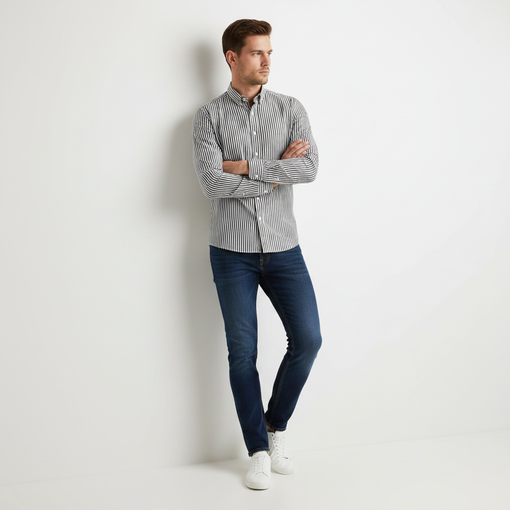 Antonio Striped Shirt | Men's Dress Shirt