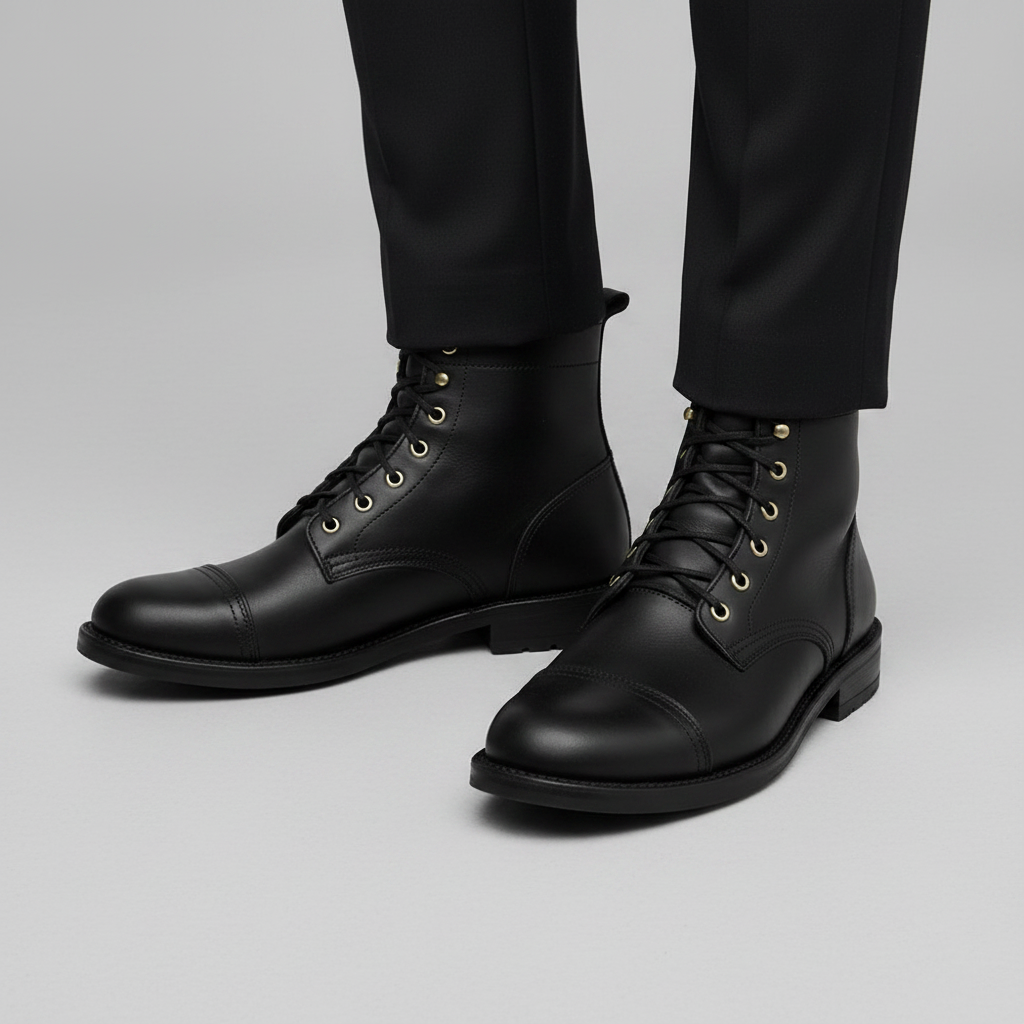 Men's Classic Ankle Work Boots | Durable Lace-Up Work Boots