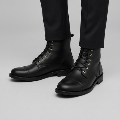 Men's Classic Ankle Work Boots | Durable Lace-Up Work Boots