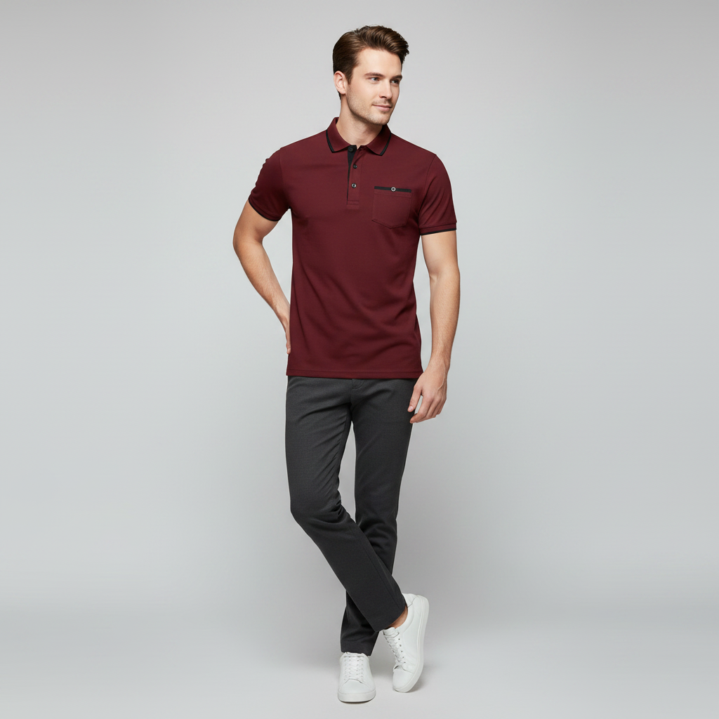 Men's Classic Fit Polo Shirt | Stylish Casual Wear