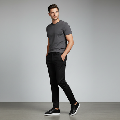 Men's Lace-Up Low-Top Sneakers | Casual Men's Trainers