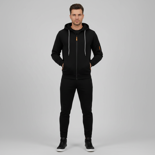 Men's Utility Zip-Up Hoodie | Casual Sweatshirt