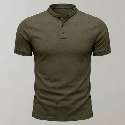Men's Elegant Long Sleeve Polo | Classic Casual Wear 0